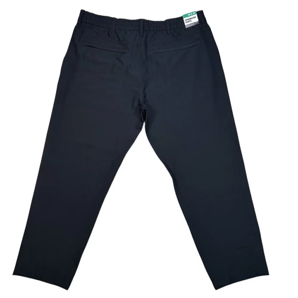 Marc New York Commuter Pant Black 38x29 Men Golf Travel Office Business